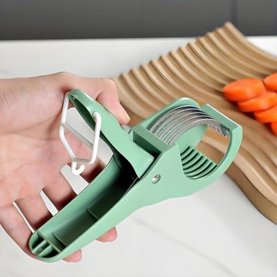 Yousheng 2Pcs Фруктовый слайсер Эргономичная ручка Многолезвийный дизайн Кухонный резак Фруктовый Овощерезка Кухонная утварь