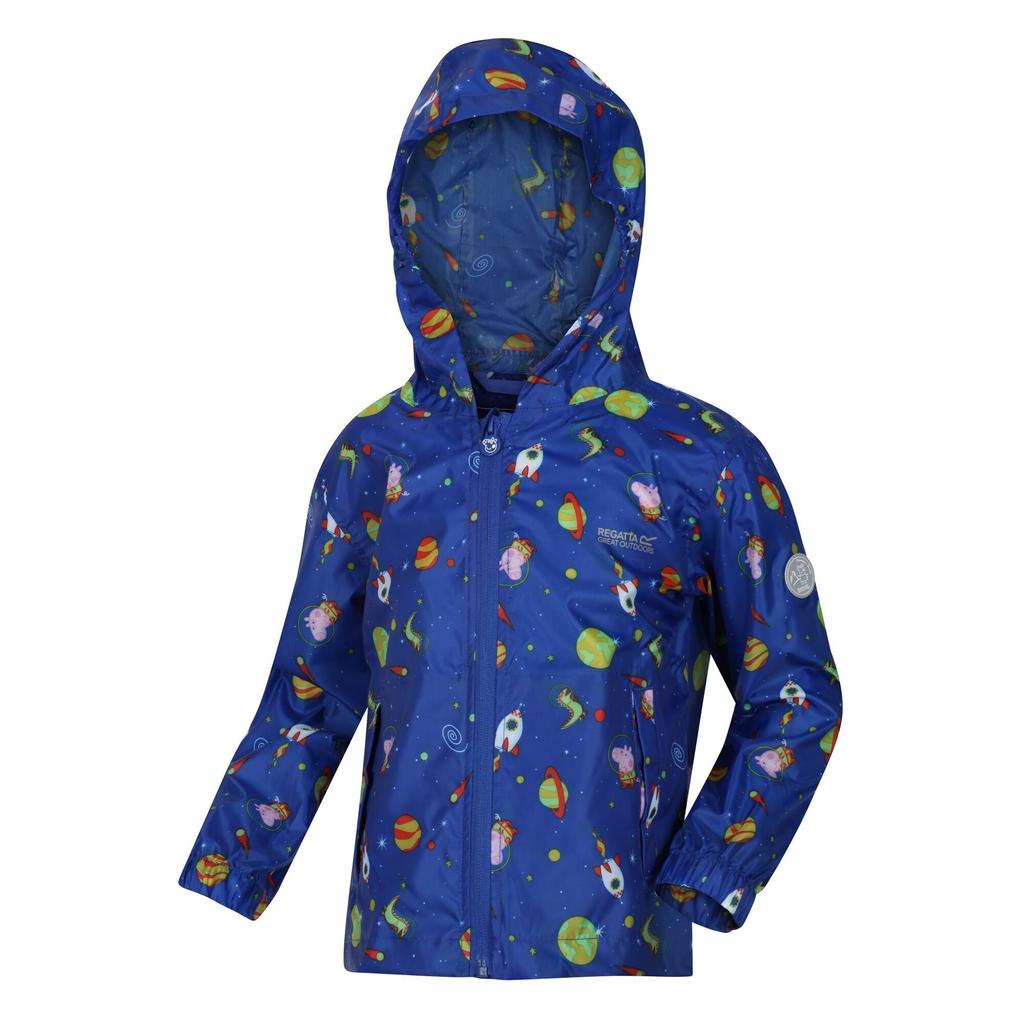 Regatta Childrens/Kids Peppa Pig Cosmic Packaway Raincoat