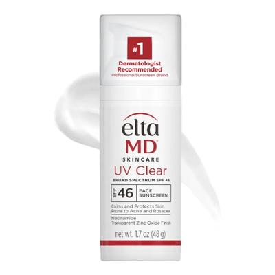 УФ-защитный прозрачный солнцезащитный крем для лица SPF46 48 г Без масел