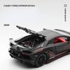 1/24 Модель суперкара Lamborghini Aventador SVJ63 Симуляция Литой Спортивный автомобиль Игрушка Подарок для детей Мальчиков Коллекционные Миниатюрные Автомобили