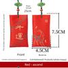 Wishing Five Blessings Incense Sachet with Sandalwood, Rhubarb, and Angelica Wood Fragrance, Chinese Style Embroidery, Car Hanging Ornament, Bag