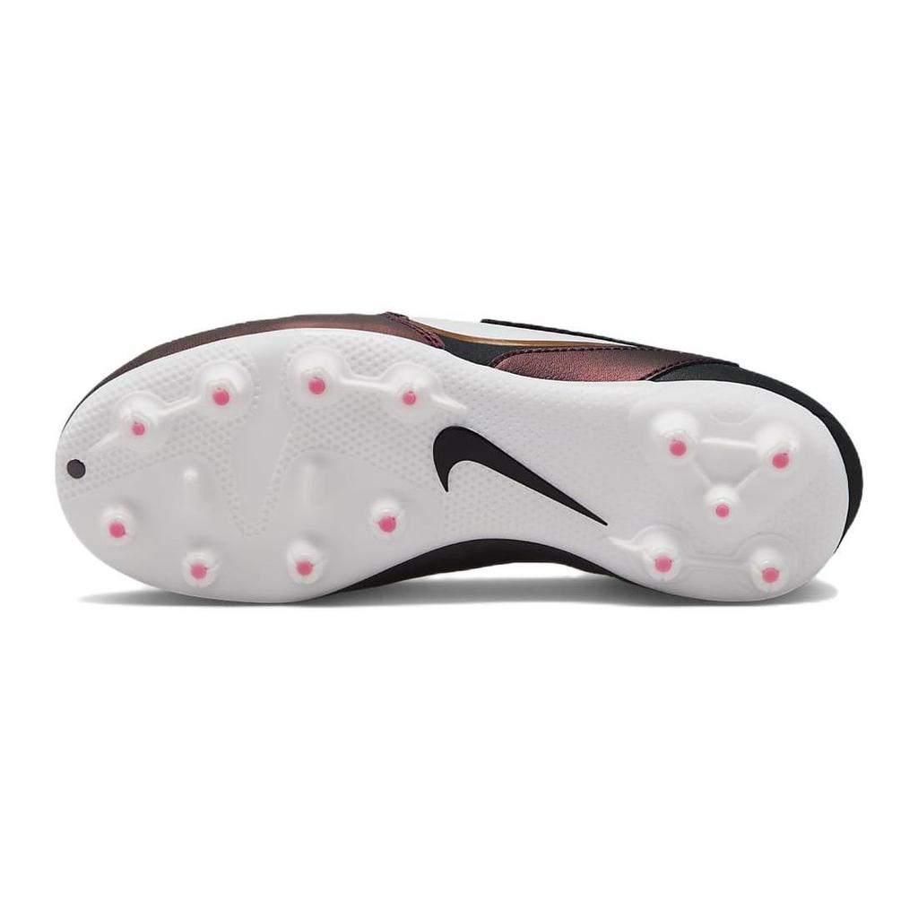 Nike Tiempo Legend 9 Academy HG Обувь для футбола для твердого грунта Нескользящая Прочная Низкий верх Детская футбольная обувь Фиолетовый Красный DR6067-510