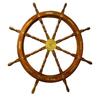 91,44 см морское деревянное колесо корабля латунный якорь рулевое управление деревянная ручка для декора корабля