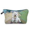 Женская косметичка с принтом собаки, органайзер для туалетных принадлежностей, дорожный кейс для хранения 6773