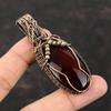 Red Fire Labradorite Pendant Copper Wire Wrapped Pendant Handmade Pendant Copper Wire Wrap Jewelry Original Gemstone Pendant Gift For Mother