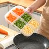 Холодильник Сохранение свежести продуктов Коробки Мясо и овощи Контейнер для охлаждения ШтабелируемыйИнструмент для классификации продуктов на кухне