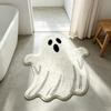 Irregular Ghost Pumpkin Witch Hat Rug Soft Non‑Slip Floor Mat Halloween Style For Shower Room Bedroom Entry Home Decor