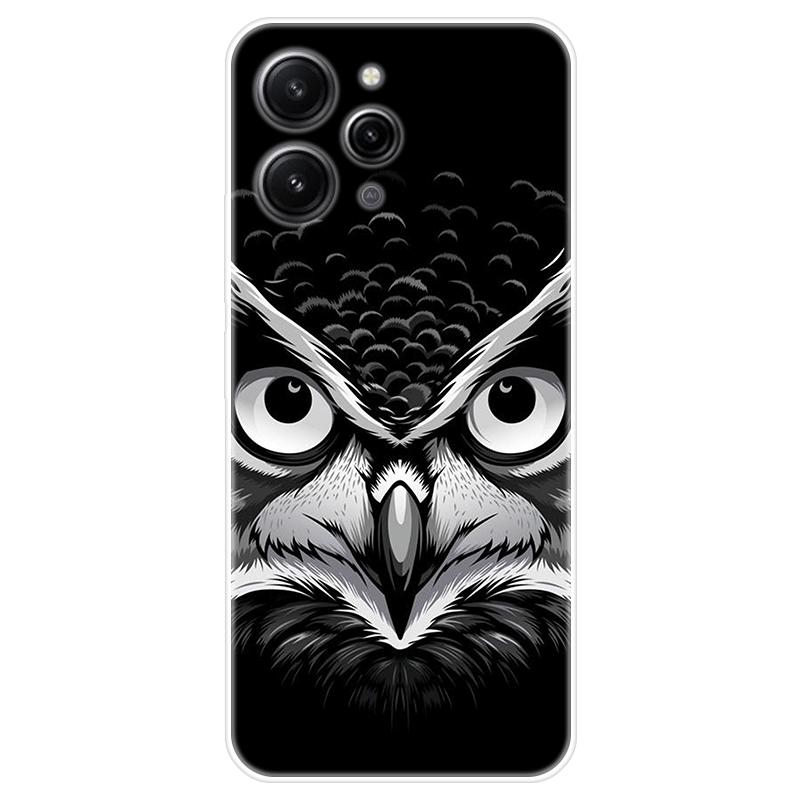 Для Xiaomi Redmi 12 Redmi12 4G Чехол Мягкая силиконовая задняя крышка Чехол для телефона с рисунком из мультфильма Креатив