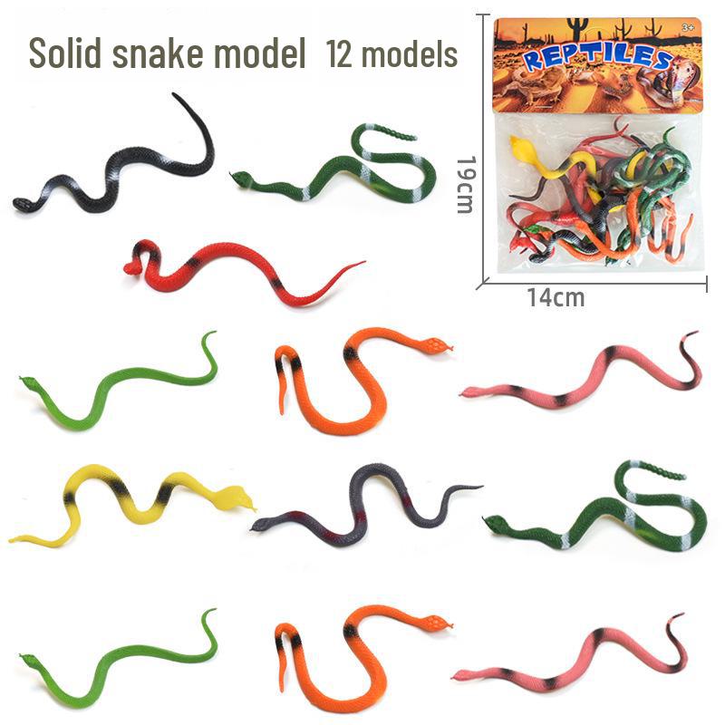 Wild Animal & Marine Insect Farm Model: Dinosaur Soft Glue Toy Set for Kids