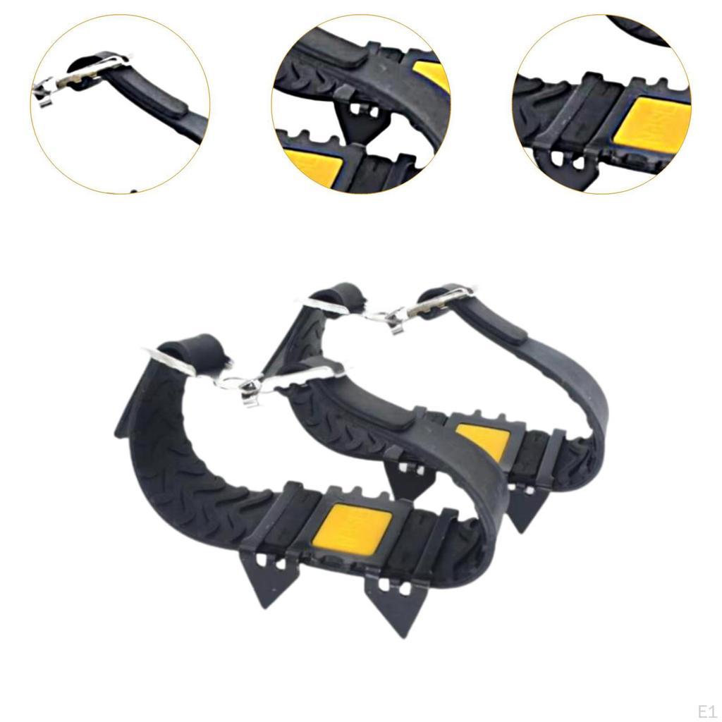 Mid Sole Ice Cleats, Shoe Spikes for Snow and Ice, Winter Traction Aids Outdoors, Climbing,