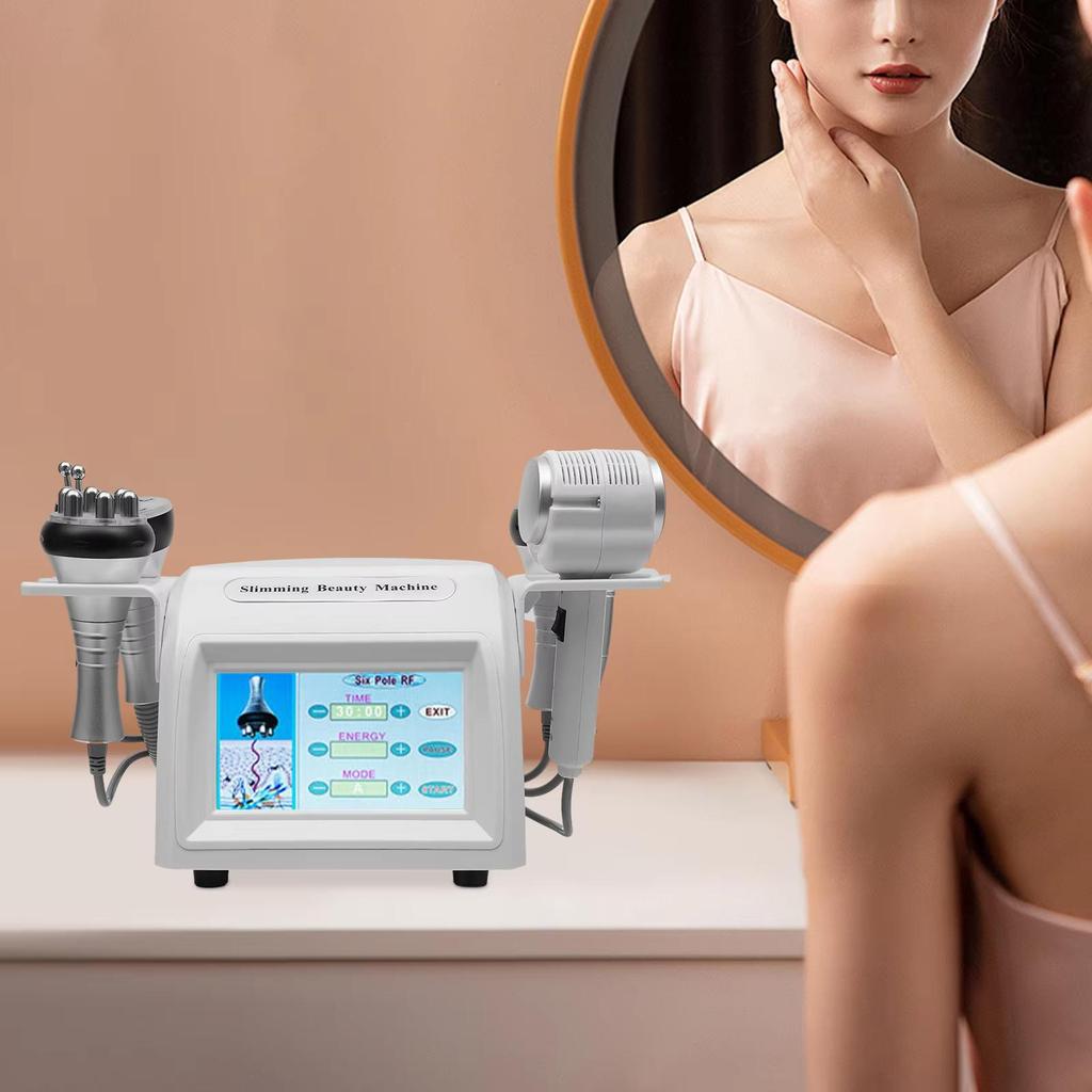 6-in-1 40K Ultrasonic Cavitation Device with Vacuum Lifting - Salon-Grade Body Slimming, Facial Firming & Beauty Machine