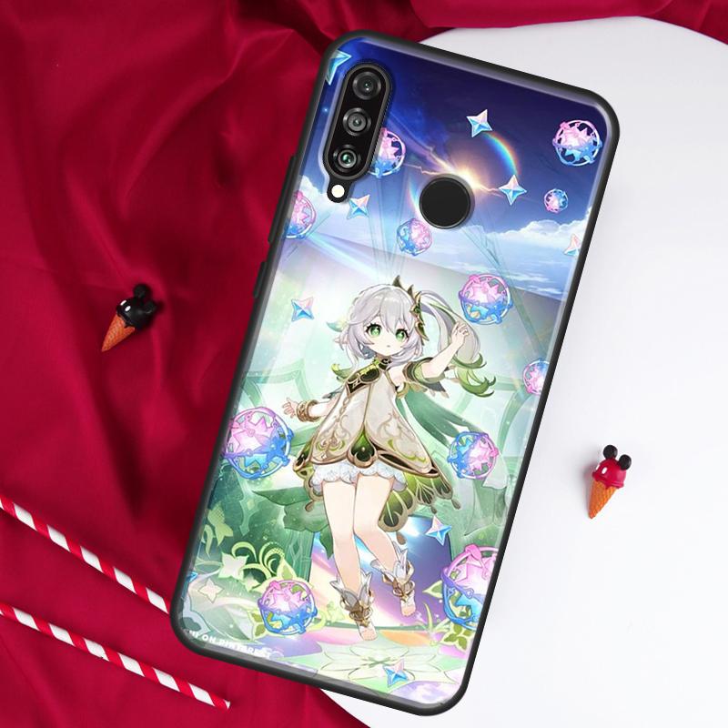 Кейс для Huawei Nova 10 SE 9 5T 12s 12i 11i Y91 Y90 Y60 Y70 Y72 Y61 P20 P30 P40 Lite P60 Pro с Нахидой из Genshin Impact
