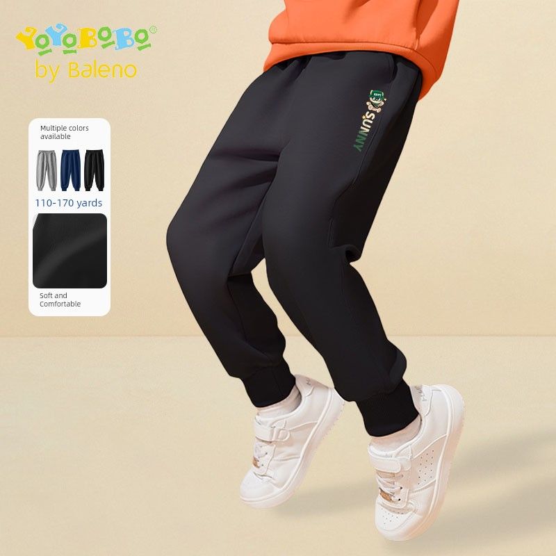 Baleno Kids Ybb Series Boys' Pants Spring and Autumn Style Big Boys' Casual Sweatpants Children's Autumn Sports Pants
