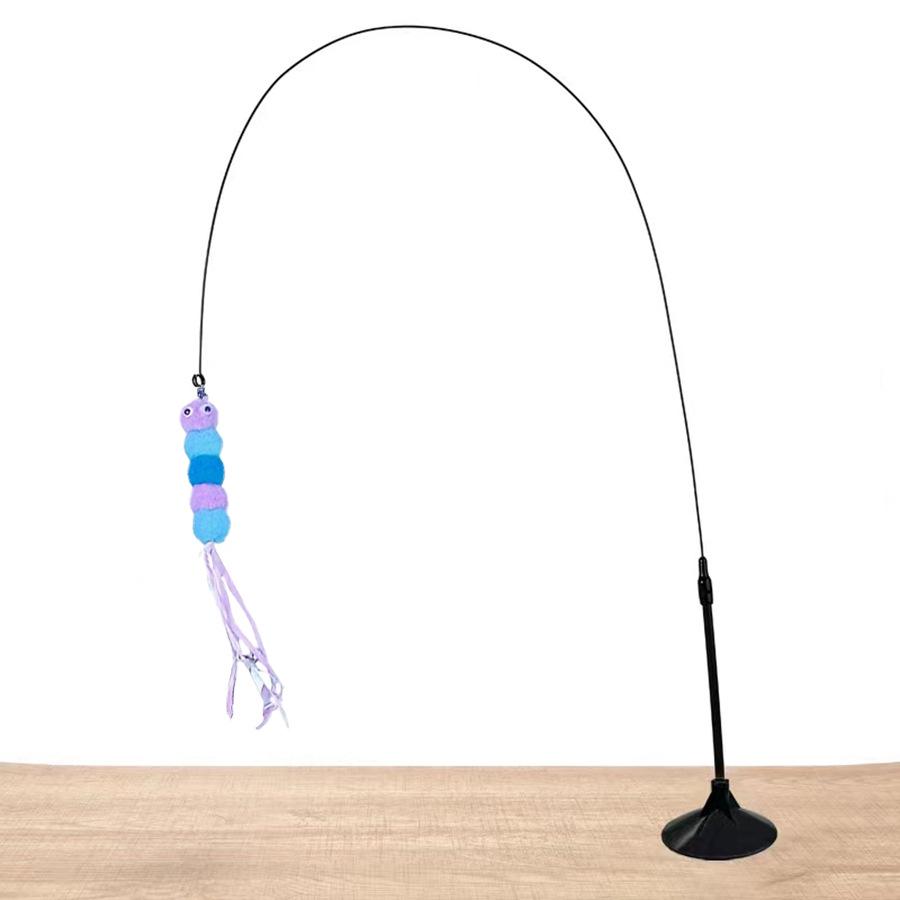 1 шт. Дразнилка для кошек, интерактивная игрушка, наполнитель с искусственным пером и колокольчиком, сменный продукт для ловли, подходит для кошачьих упражнений