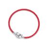 Серебряный Браслет с Кожаным Шнурком Hello Kitty для Женщин Femme Медведь Змея Ювелирные Изделия Аксессуары Подарок Браслет