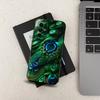 Peacock Feathers   Phone For Samsung Galaxy A53,31,52,72,41,22,73,32,71,Note,J7,8,9,5G Soft Black Silicone Case