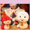 Of Year The Snake Mascot Plush Toy Cute Cartoon Zodiac Children Doll Holiday
