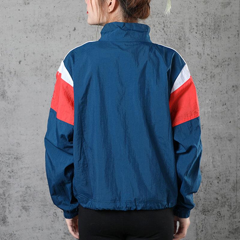 Nike Тканая ветровка с логотипом и дышащей подкладкой Женские куртки Xeric-Blue CJ2362-432
