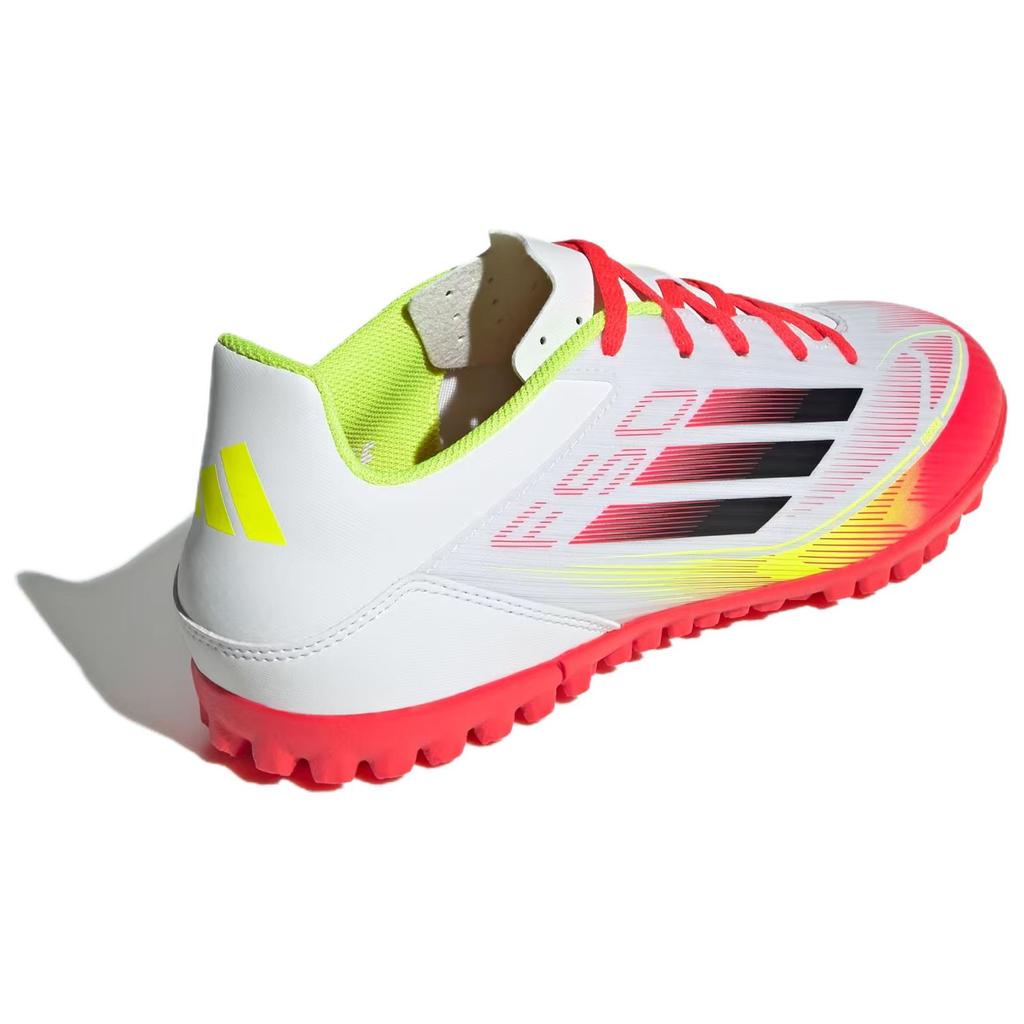Adidas F50 Series Anti-Slip Wear-Resistant Soccer Shoes Unisex White Red Sneakers IE1225