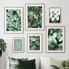 Nordic Tropical Plant Flowers Scandinavian Poster Wall Art Print Green Leaves Canvas Painting for Living Room Decoration Picture