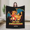 Cool Dragon Charizard Cartoon Blanket Velvet Air Conditioning Poke-Mon Portable Soft Throw Blanket for Bedding Couch Rug Piece