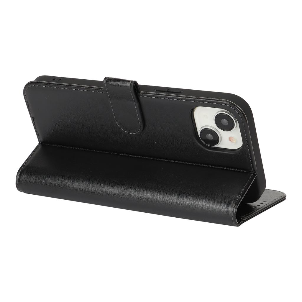 For iPhone 15 Plus/14 Plus Stand Case Shockproof Leather Wallet Phone Cover