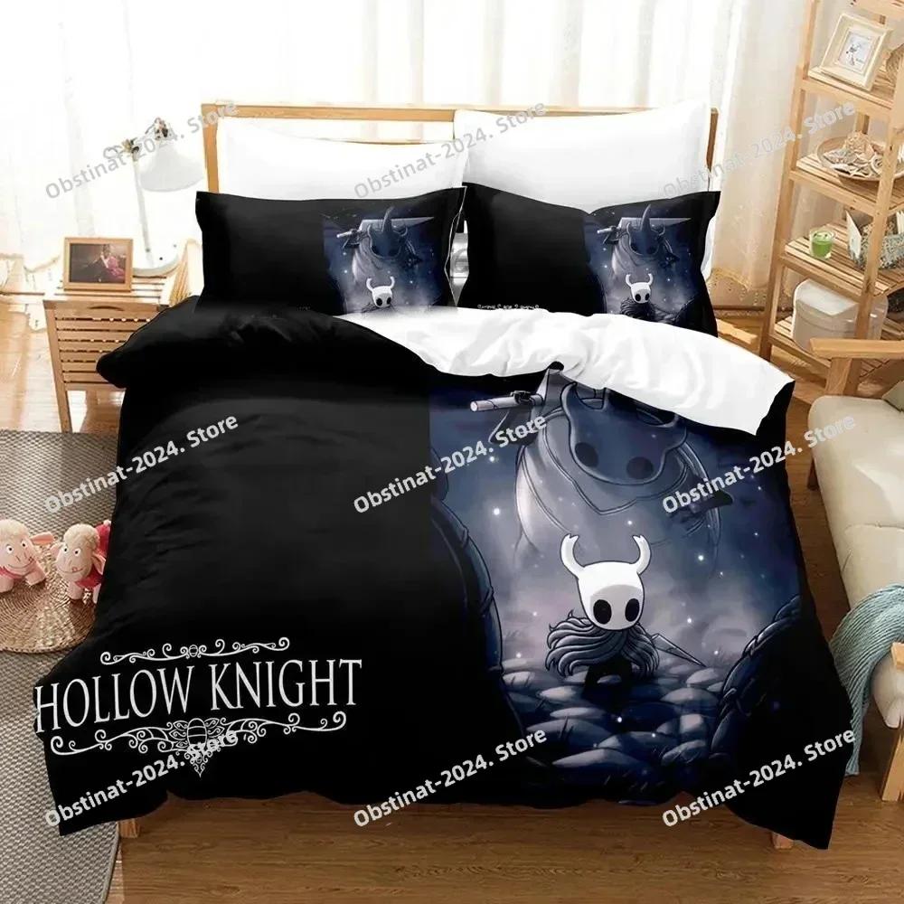3D Комплект постельного белья Hollow Knight Печатный одинарный одеяло покрывало пододеяльник наволочка Комплекты из 3 предметов Детский взрослый размер