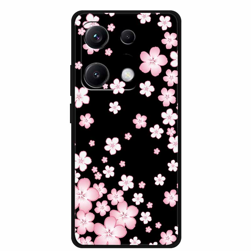 Чехол для Redmi Note 14S Роскошный Мягкий Силиконовый Задний Чехол из ТПУ Чехлы для Телефона для Xiaomi Redmi Note14S Защитный Милый Бампер Чехол