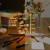 LED Note Board Rechargeable Acrylic Memo Pad Erasable Glowing Message Board To-do List Board Reusable Weekly Planner