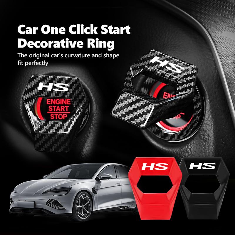 Car Engine Start Stop Switch Button Cover Decorative Ring Protection For MG 550 42 6 ZT 7 3 ZR RX5 ZS 350 HS TF 5 yto6