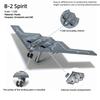 B-2 SPIRIT Пластиковая сборная модель самолета в масштабе 1/200 (включая базу)  Размещение дома, коллекционирование и украшение Подарок