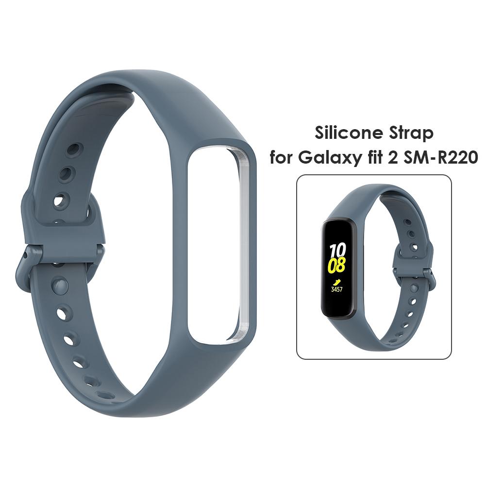 Силиконовый сменный ремешок для часов Samsung Galaxy Fit 2 SM-R220