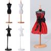 Mini  House Clothes Hanger Doll Dress Support Display Holder Mannequin Model Stand Hangers