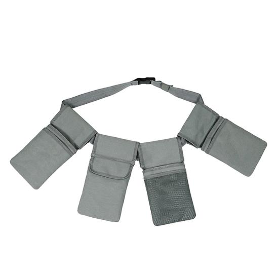 Поясная сумка для садовых инструментов с регулируемыми карманами, вместительная, легкодоступная сумка для хранения, органайзер для садовых инструментов