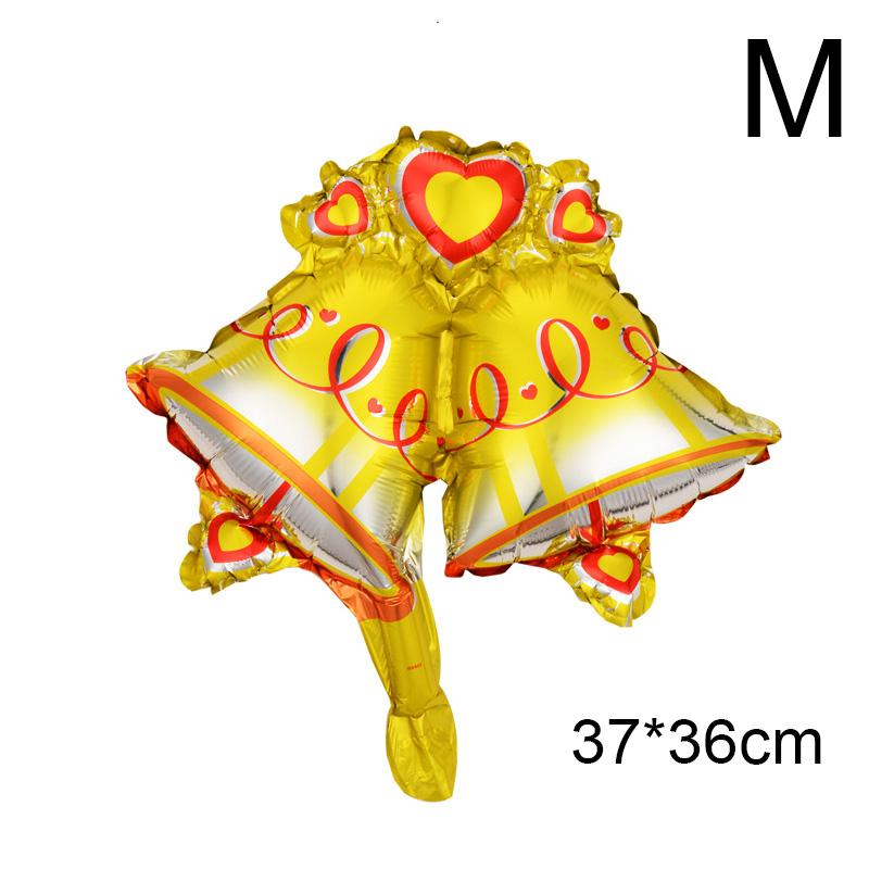 Рождественские воздушные шары из алюминиевой пленки, мини-мультяшные украшения для вечеринок