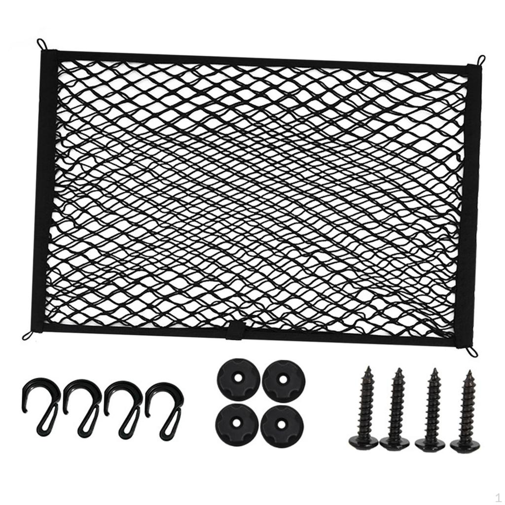 Сетка для багажника автомобиля с крючками и винтами для внедорожников, лодок, аксессуаров