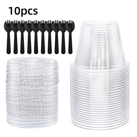 10/20/30/50 шт. Десертные чашки Пластиковые чашки без БФА Десерты Фрукты Торты Мороженое Пудинг Чашки для молочных коктейлей