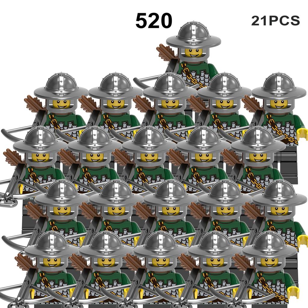 MOC средневековые военные армейские строительные блоки, римский солдат, меч, фигурки, рыцари, щит, оружие, аксессуары, кирпичи, игрушки