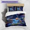 Erling Haaland Printed 3PCS Bedding Set Breathable Duvet Cover with Pillowcases Decorative Bed Linen for Bedroom Home