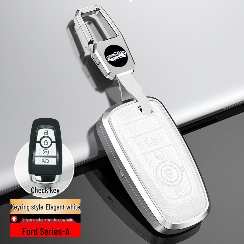 Чехол для ключа Ford 2023: Mondeo, Focus, Escape, Edge ПЛЮС Пряжка-ракушка