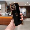 Роскошный чехол-бампер с розовым цветком для iPhone 11 12 13 Mini 14 15 Pro X XR Xs Max SE2 SE3 Защитный чехол на 14 Plus