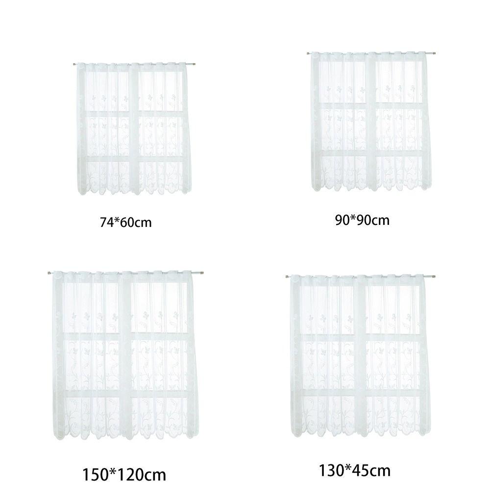 Бохо Романтичные белые кружевные шторы DIY Цветочные шторы Новые тюли Шторы