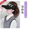Womens Sport Sun Visor Hat With Long Curly Wig All-in-one Fashion Hairpiece Outdoor Protection