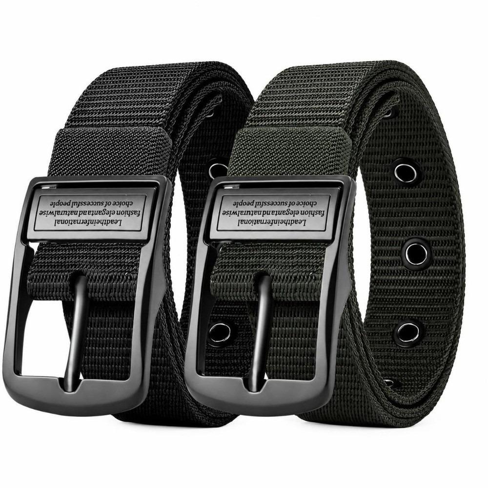 Durable Canvas Nylon Belt Plastic Buckle Quick Release Belt Lightweight Work Belt Everyday Wear