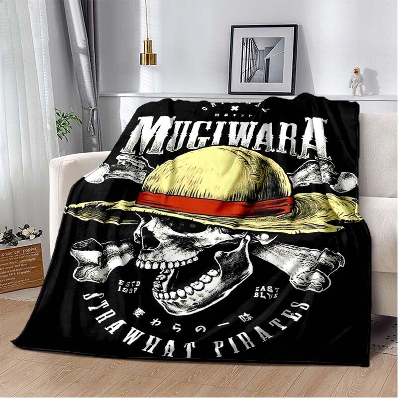 Anime One Piece 3D Printed Art Fleece Blanket for Beds Hiking Picnic Thick Quilt Fashionable Bedspread Fleece Throw Blanket