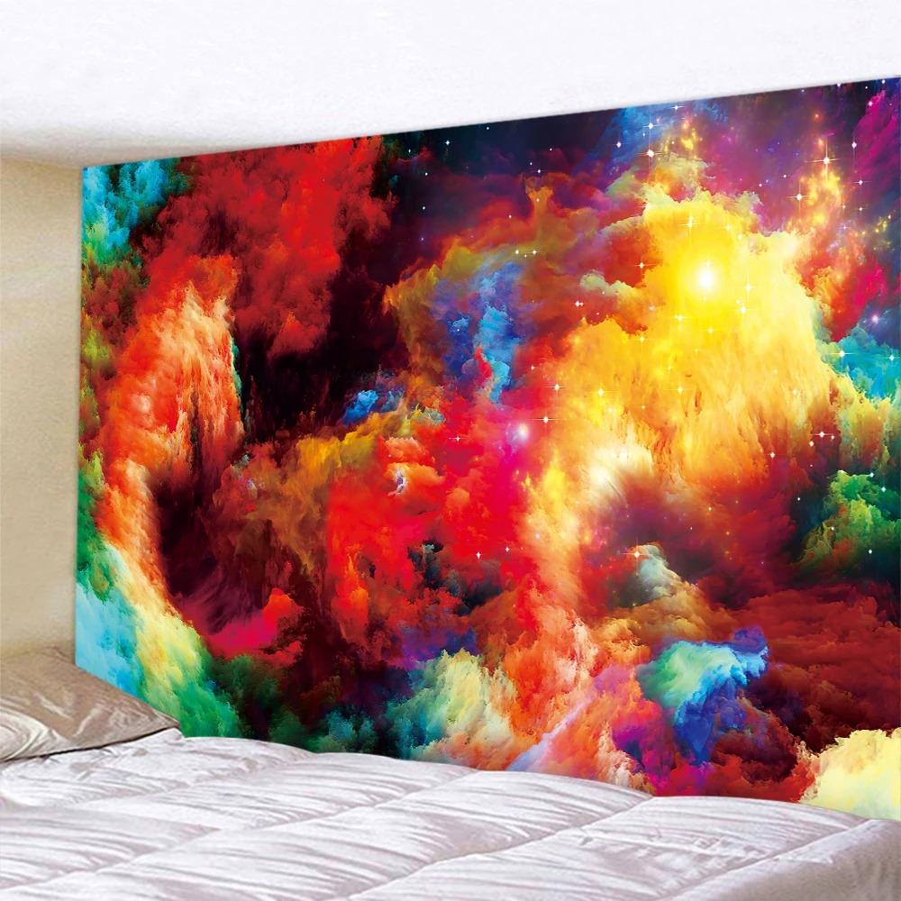 Гобелен для гостиной, спальни, планеты, Вселенной, сцены мечты, модный гобелен для украшения дома