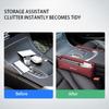 JAEZI1 Leather Car Seat Gap Organizer Box Leak-proof Storage Bag For Mercedes Benz AMG GLC W203 W206 W220 W205 W211 W212 W201 W210 W108