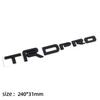 1pc TRDPRO logo Emblem 3D ABS Car trunk sticker for toyota TRD Yaris Camry BCEDF5 Tantu Prado Lande kuluze RAV4 car  repack accessory