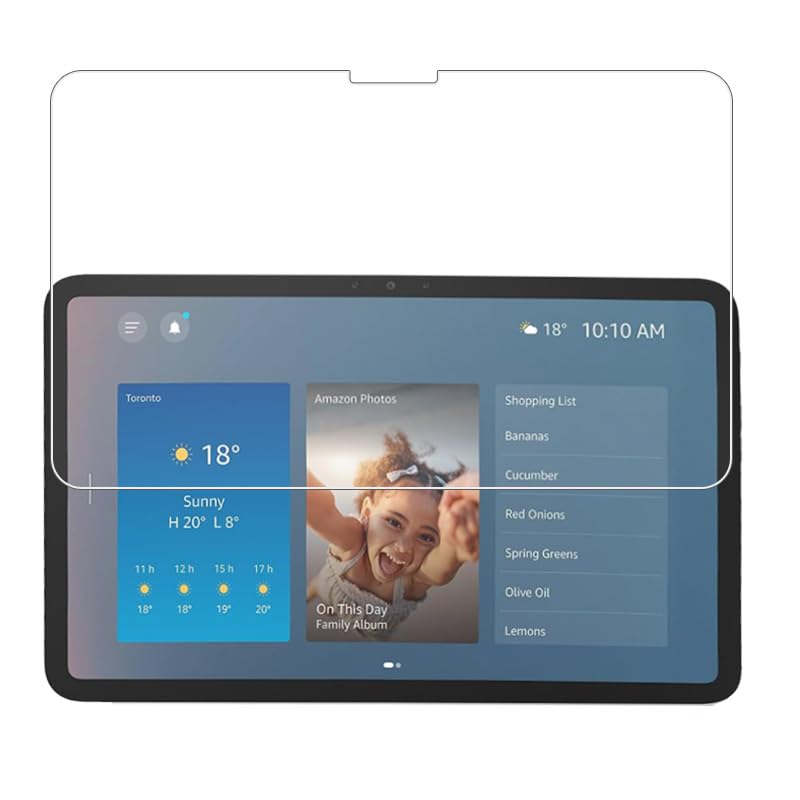 11 inch high definition anti-fingerprint 9H tempered glass protective film 2 pieces for Echo Show11 tempered glass film
