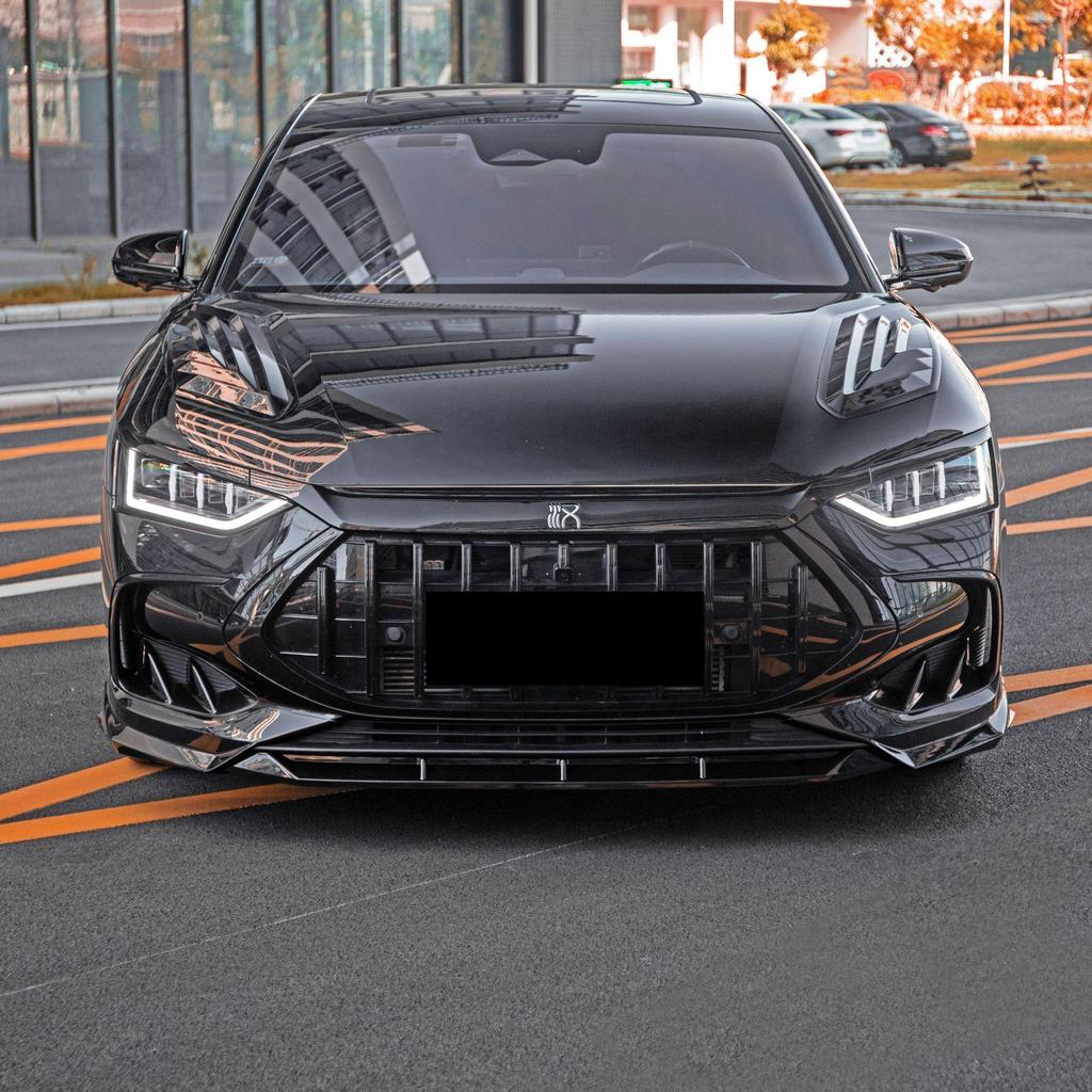 Совместимо с BYD Han DMMI: Обвес MC Sports - Включает передний сплиттер и губу, заднюю губу, задний и верхний спойлеры, боковые юбки.
